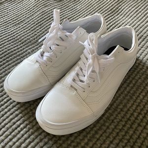 Vans Old skool white leather sneakers